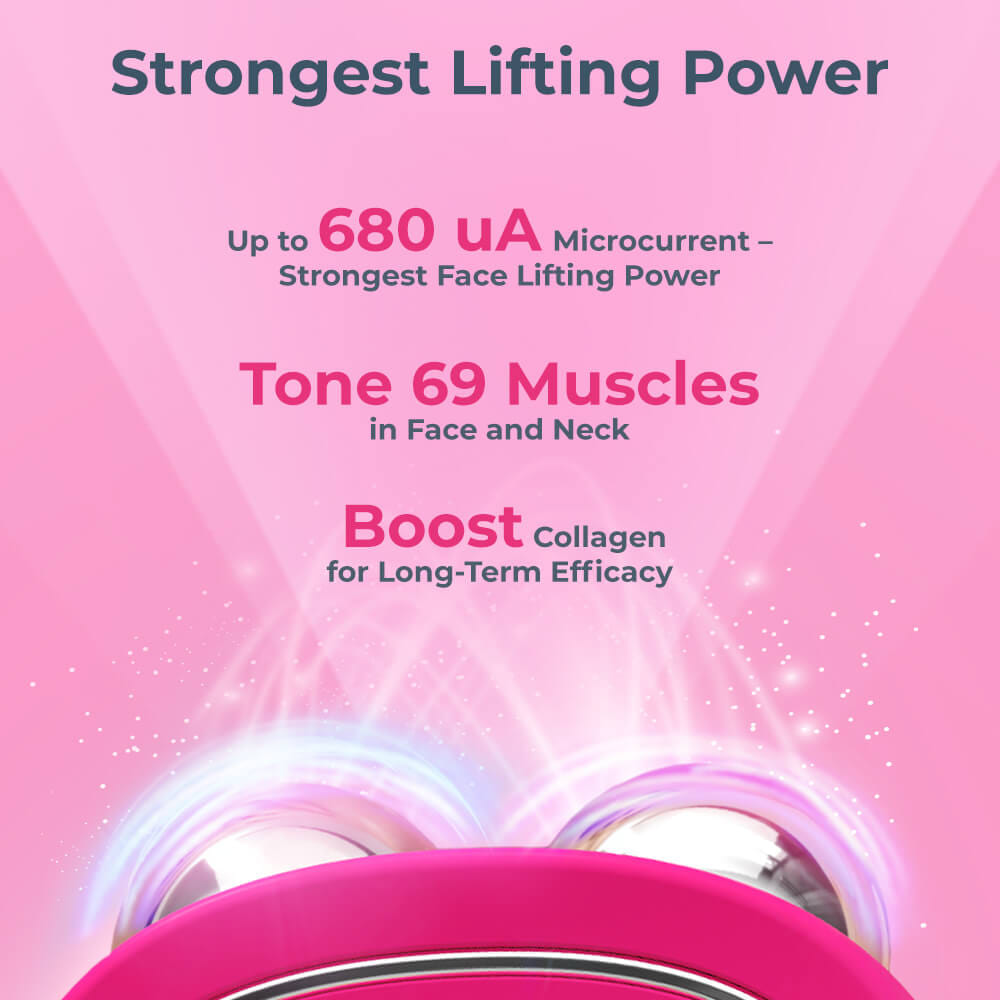 เครื่องยกกระชับหน้า FOREO BEAR 2 Fuchsia_5